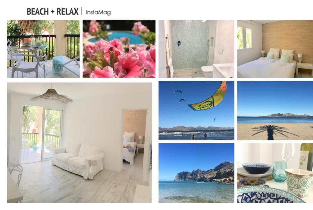 Apartment Beach & Relax Port de Pollença Eksteriør bilde